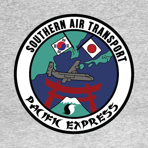 The PARANOIA CIA Airlines Collection: Southern Air Transport: Pacific Express by The Paranoia Store